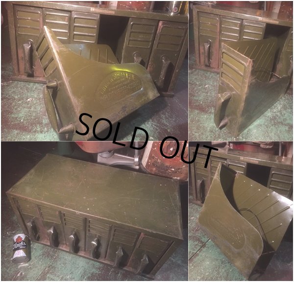 画像3: Vintage 1920 Ringer Signal File Metal Cabinet (AL468) (3)