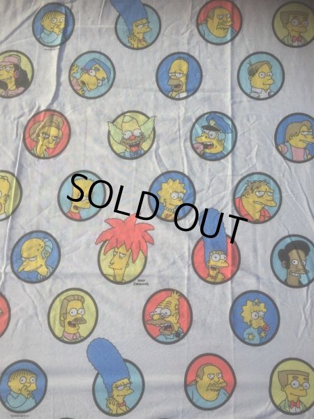 画像3: Vintage Simpsons Twin Flat Sheet (AL475) (3)