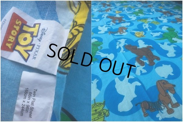 画像4: Vintage TOY STORY Twin Flat Sheet (AL481) (4)