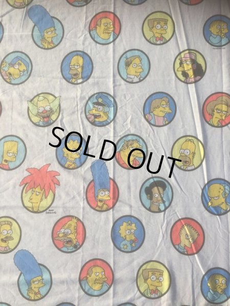 画像4: Vintage Simpsons Twin Flat Sheet (AL475) (4)