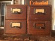 画像2: Antique Yawman & Erbe Oak 4 Drawer File Cabinet (AL482) (2)