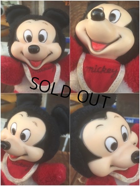 画像2: Vintage Disney Mickey Mouse Rubber Face Doll (AL493)  (2)