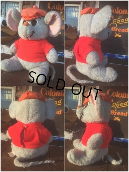 画像2: 70s Vintage The Rescuers Bernard Plush Doll (AL489)  (2)