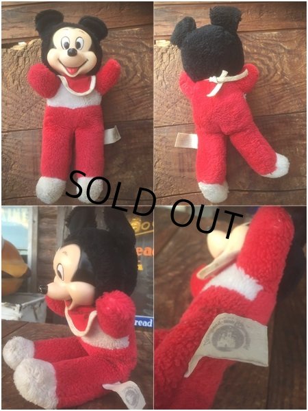 画像3: Vintage Disney Mickey Mouse Rubber Face Doll (AL493)  (3)
