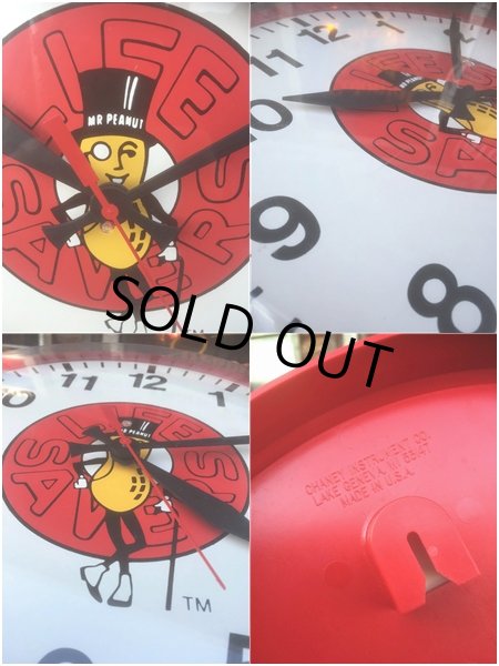 画像3: Vintage Mr.Peanut x Lifesaver Advertising Clock (AL496)  (3)