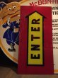 画像1: Vintage McDonalds ENTER Sign (AL503) (1)