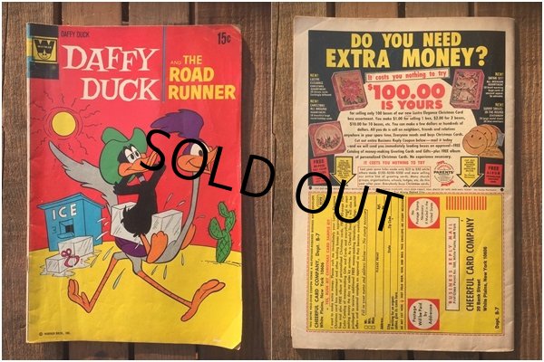 画像2: Vintage Comic Daffy Duck & The Road Runner 1972 No77  (AL506)  (2)