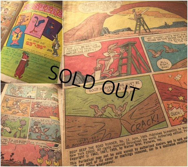 画像3: Vintage Comic Beep Beep The Road Runner 1969 No12  (AL507)  (3)