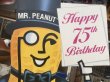 画像3: Vintage Planters Mr.Peanut Happy 75th Birthday Cardbord Sign Sign (AL513) (3)