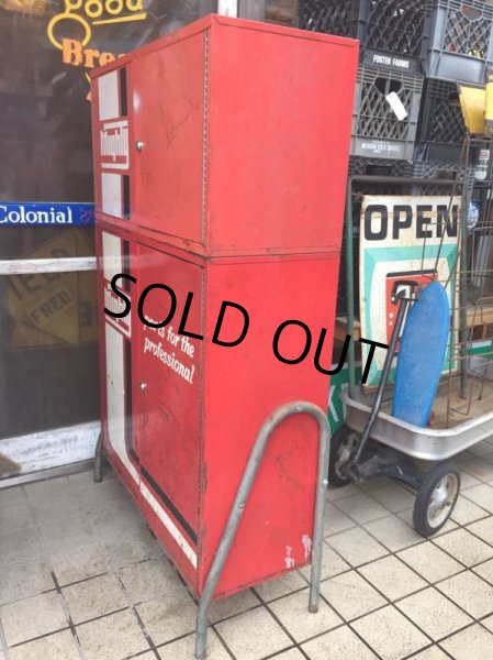 画像9: SALE Vintage Mighty Auto Parts Cabinet (AL520) (9)