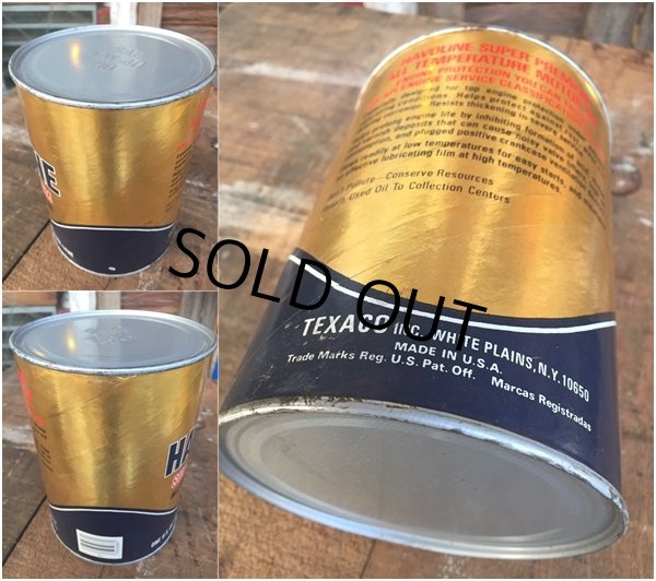 画像3: SALE! Vintage TEXACO HAVOLINE 1 Quart Motor Oil Can (AL4184)  (3)