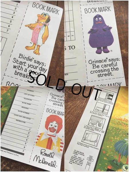 画像2: Vintage McDonalds Book Cover (AL548) (2)