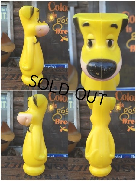 画像2: Vintage Huckleberry Hound Plastic Doll Yellow (AL553) (2)