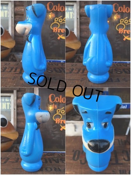 画像2: Vintage Huckleberry Hound Plastic Doll Blue (AL550) (2)