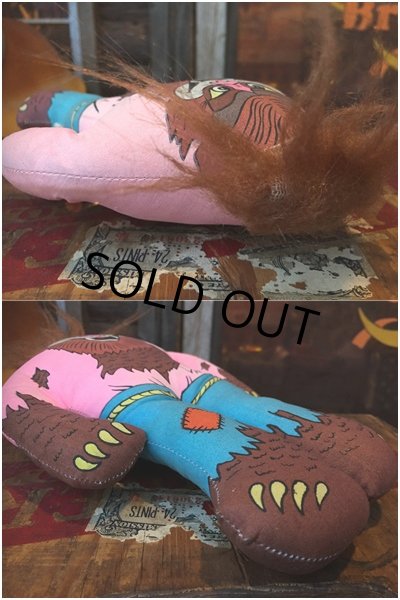 画像3: 70s Vintage Hairy Scary Were Wolf Doll (AL566) (3)