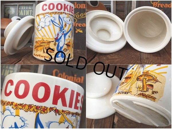 画像3: 70s MCCOY Vintage Bugs Bunny Cookie Jar (AL568) (3)