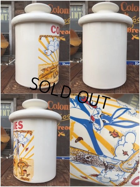画像2: 70s MCCOY Vintage Bugs Bunny Cookie Jar (AL568) (2)