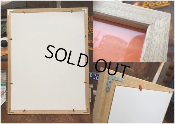 画像5: 70s Vitage ROAD RUNNER & WILE E COYOTE Original Poster w/Frame (AL573) (5)