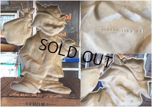 画像3: 60s Vintage SEXTON USA Hobo Wall  Decor Relief (AL573) (3)
