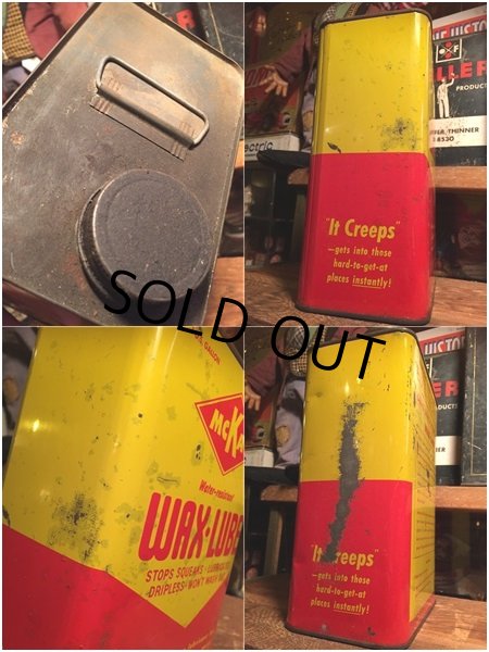 画像3: Vintage MCKAY WAX LUBE Metal Can 1GL (AL5739)  (3)