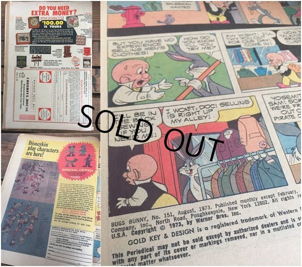 画像2: 70s Vintage Comic Bugs Buny (AL5509)  (2)