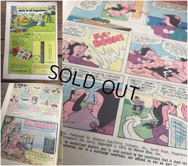 画像2: 70s Vintage Comic Porky Pig (AL5500)  (2)