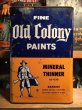 画像1: Vintage OLD COLONY PAINTS Metal Can 1GL (AL5720)  (1)