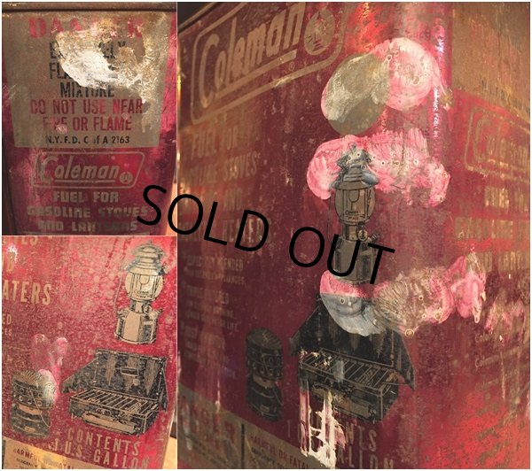 画像4: Vintage Coleman Metal Oil Can 1GL (AL5742)  (4)