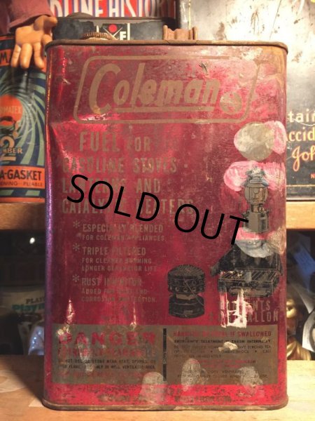 画像2: Vintage Coleman Metal Oil Can 1GL (AL5742)  (2)