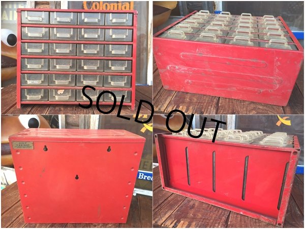 画像2: Vintage Jiffy Parts Cabinet (AL575) (2)