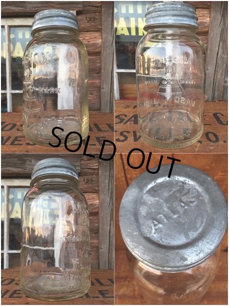 画像2: Vintage Mission Mason Glass Jar (AL5993) (2)