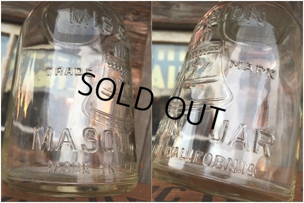 画像4: Vintage Mission Mason Glass Jar (AL5993) (4)