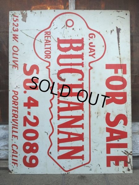 画像5: Vintage GJ BUCHANAN FOR SALE Sign (AL581) (5)