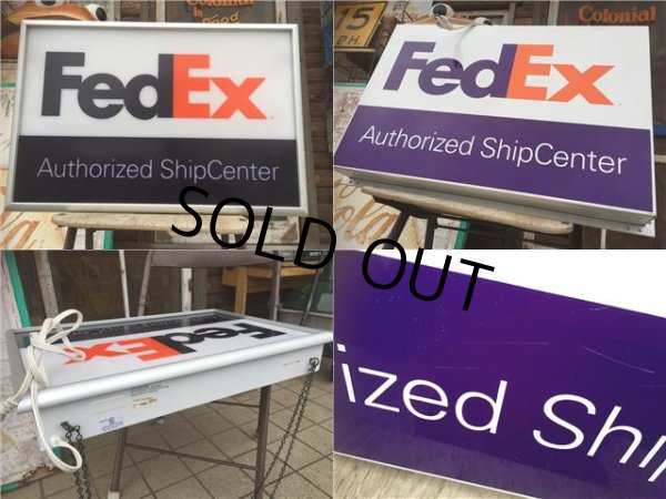 画像2: Vintage Fedex Lighted Sign (AL585) (2)