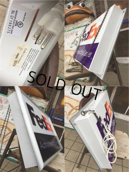 画像3: Vintage Fedex Lighted Sign (AL585) (3)