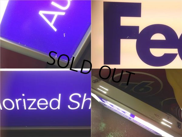 画像5: Vintage Fedex Lighted Sign (AL585) (5)