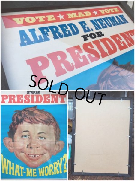 画像2: 60s Vintage MAD Magazine Original Poster w/frame (AL587) (2)