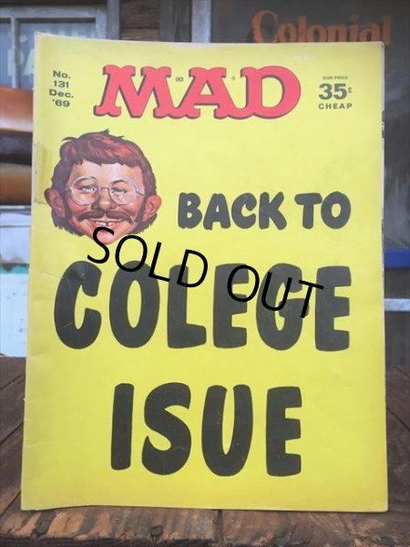画像1: 60s Vintage MAD Magazine / No182 July '69 (AL591) (1)
