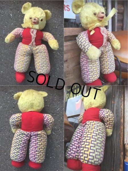 画像3: Vintage Rubber Face Doll Bear (AL594） (3)