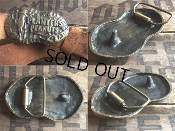 画像3: 70s Vintage Planters Mr Peanut Belt Buckle (AL599) (3)