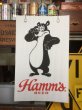 画像1: Vintage Hamm's Bear Poster Sign (AL598) (1)