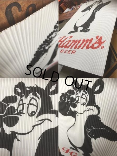 画像2: Vintage Hamm's Bear Poster Sign (AL598) (2)