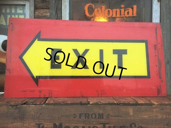 画像2: Vintage McDonalds EXIT Sign (AL706) (2)