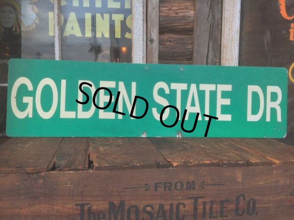 画像4: Vintage Road Sign GOLDEN STATE DR　(AL713)  (4)