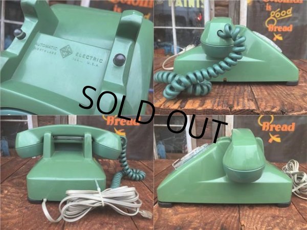 画像2: 70s Vintage Automatic Electric Telephone Green (AL722)  (2)