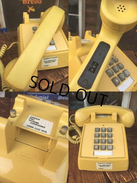 画像3: 70s Vintage US Bell System Telephone Yellow (AL721)  (3)