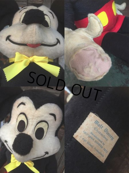 画像5: Vintage Disney Mickey Mouse Big Plush Doll 98cm (AL725)  (5)