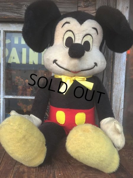画像3: Vintage Disney Mickey Mouse Big Plush Doll 98cm (AL725)  (3)