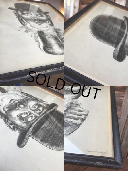 画像4: 40s Vintage Drunk Double Vision Four Eyes Bar Sign (AL726) (4)