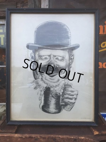 画像2: 40s Vintage Drunk Double Vision Four Eyes Bar Sign (AL726) (2)